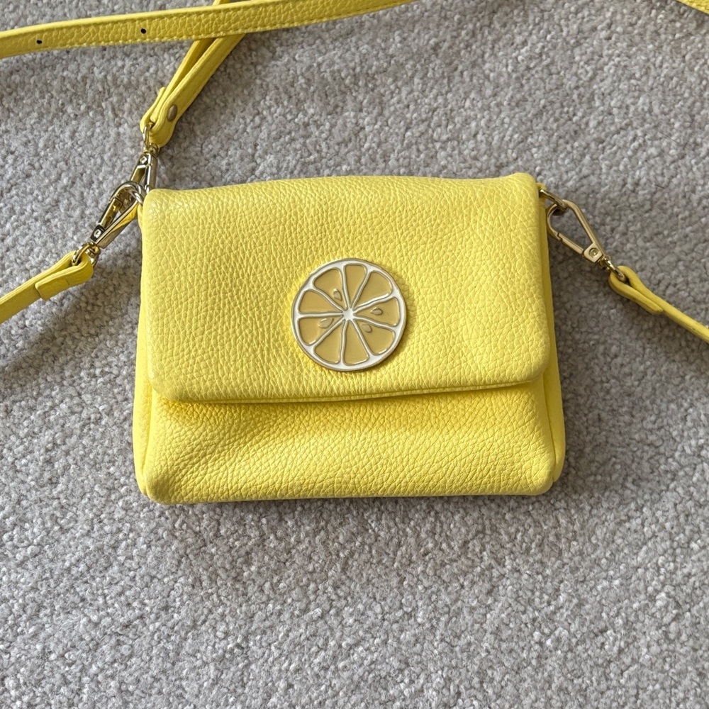 Charming Charlie Vibrant Yellow Crossbody Bag
